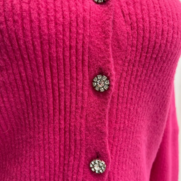 💖 Zara Fuchsia Button-Up Cardigan - Picture 5 of 8